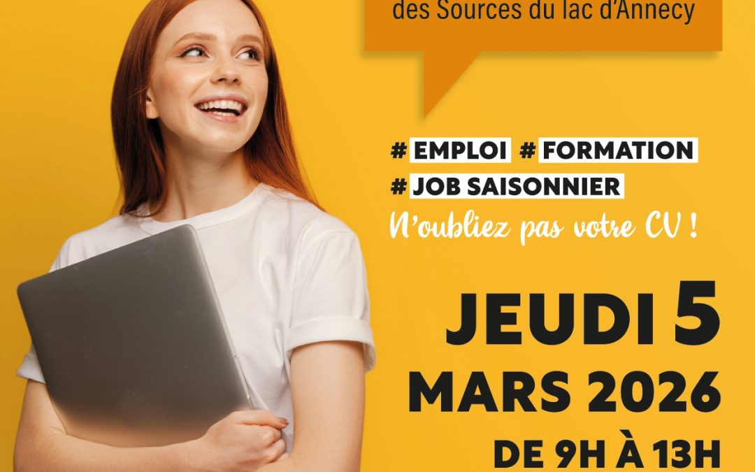 Retrouvez-nous au Forum Emploi et Formation le 5 mars !